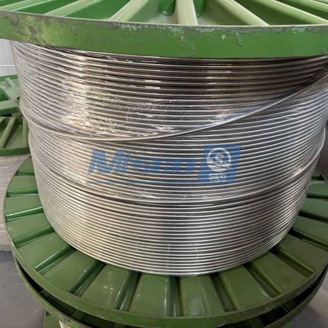 Геотермальная гибкая труба из яркого отожженного сплава 625 ASTM B704