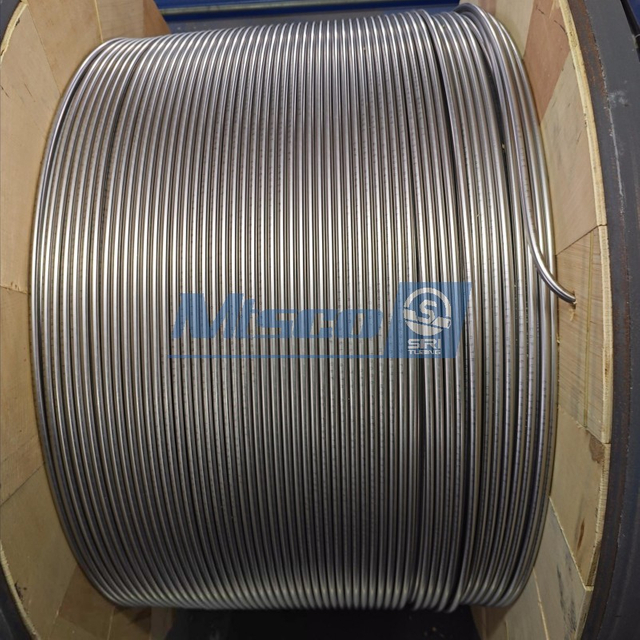 Сварная капиллярная трубка из нержавеющей стали 316/316L/316Ti диаметром 1/8 дюйма для управления выкидной линией