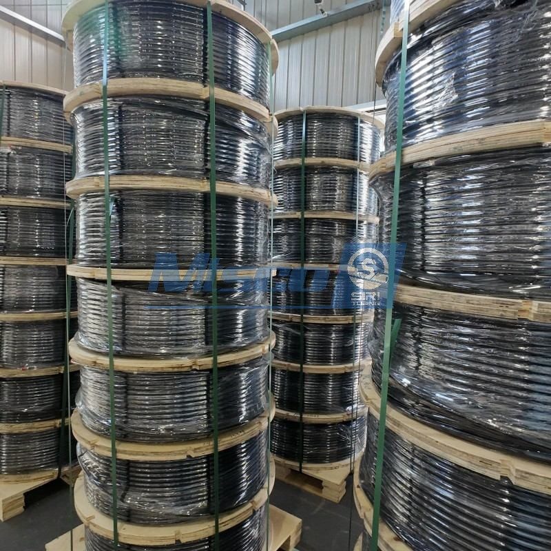 ASTM B704 Никелевый сплав 625 UNS N06625 Инкапсулированная линия управления с Rilsan PA 11