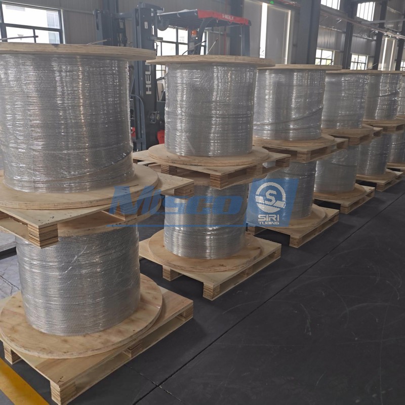 ASTM A789 Супердуплексная сталь S32750 Сварная спиральная трубка Лазерная сварка