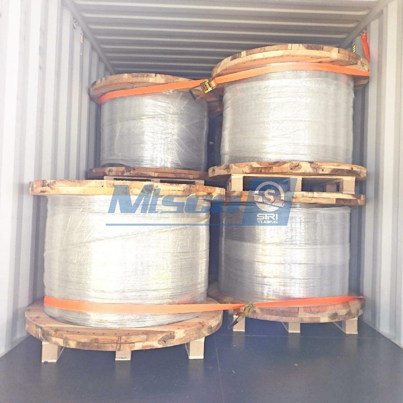 ASTM A269 TP316L Сварные колтюбинговые трубы для линий управления нефтью и газом