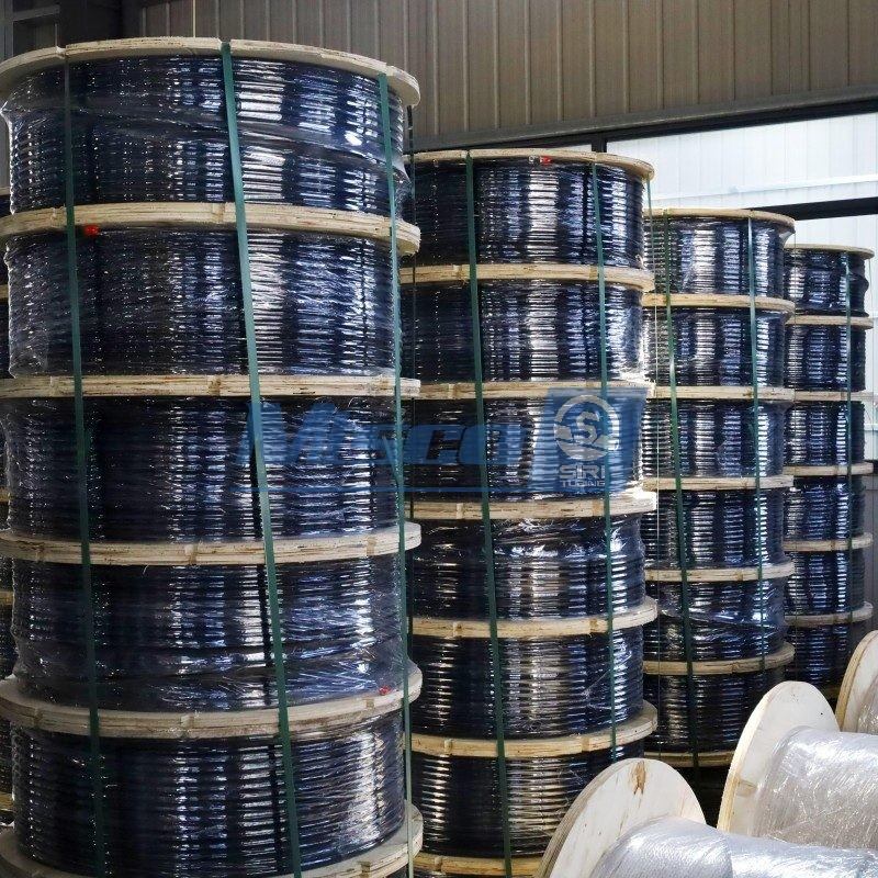 Сварная трубка из сплава 825, инкапсулированный кабель, 1/4 дюйма из сантопрена TPV 