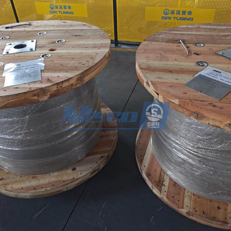 ASTM A789 Холоднокатаная дуплексная сталь S32750 2507 Трубка змеевика жары