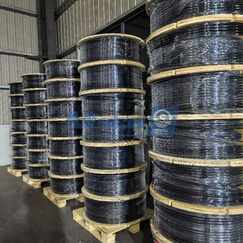 Трубка из нержавеющей стали + покрытие из ПВХ